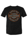 Oil Round Black Mineral Wash T