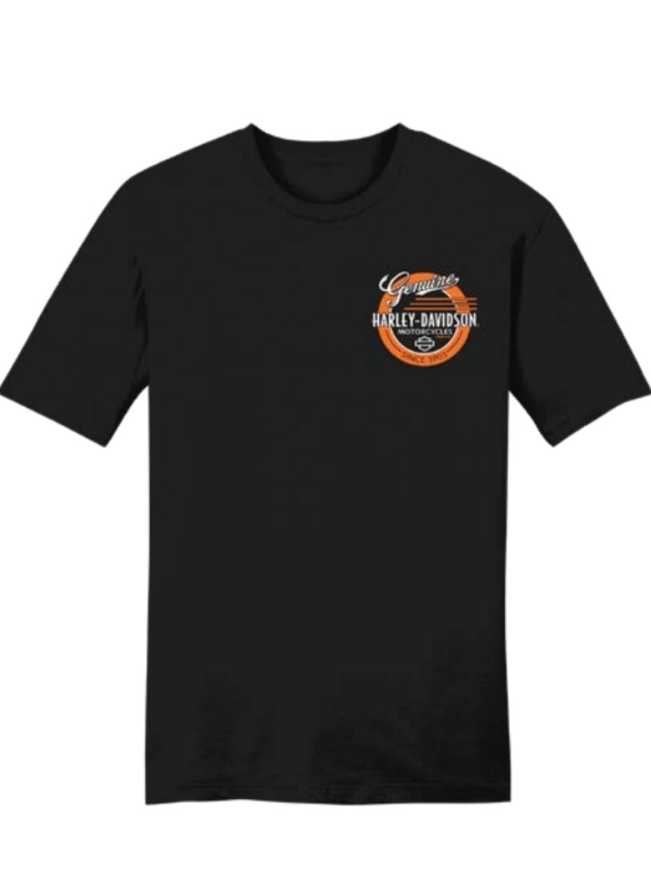 Retro Round Black T