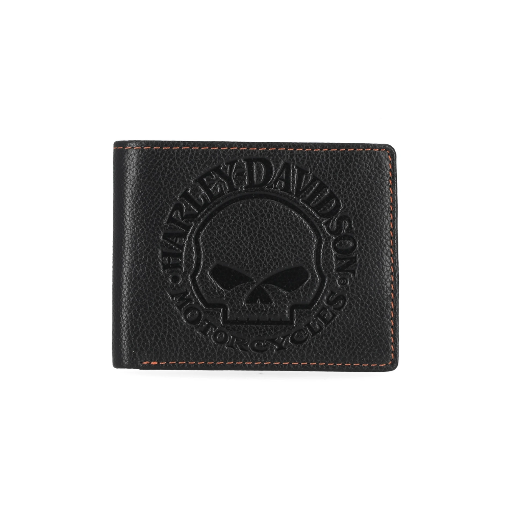 Willie G Skull Passcase Bi-Fold Wallet