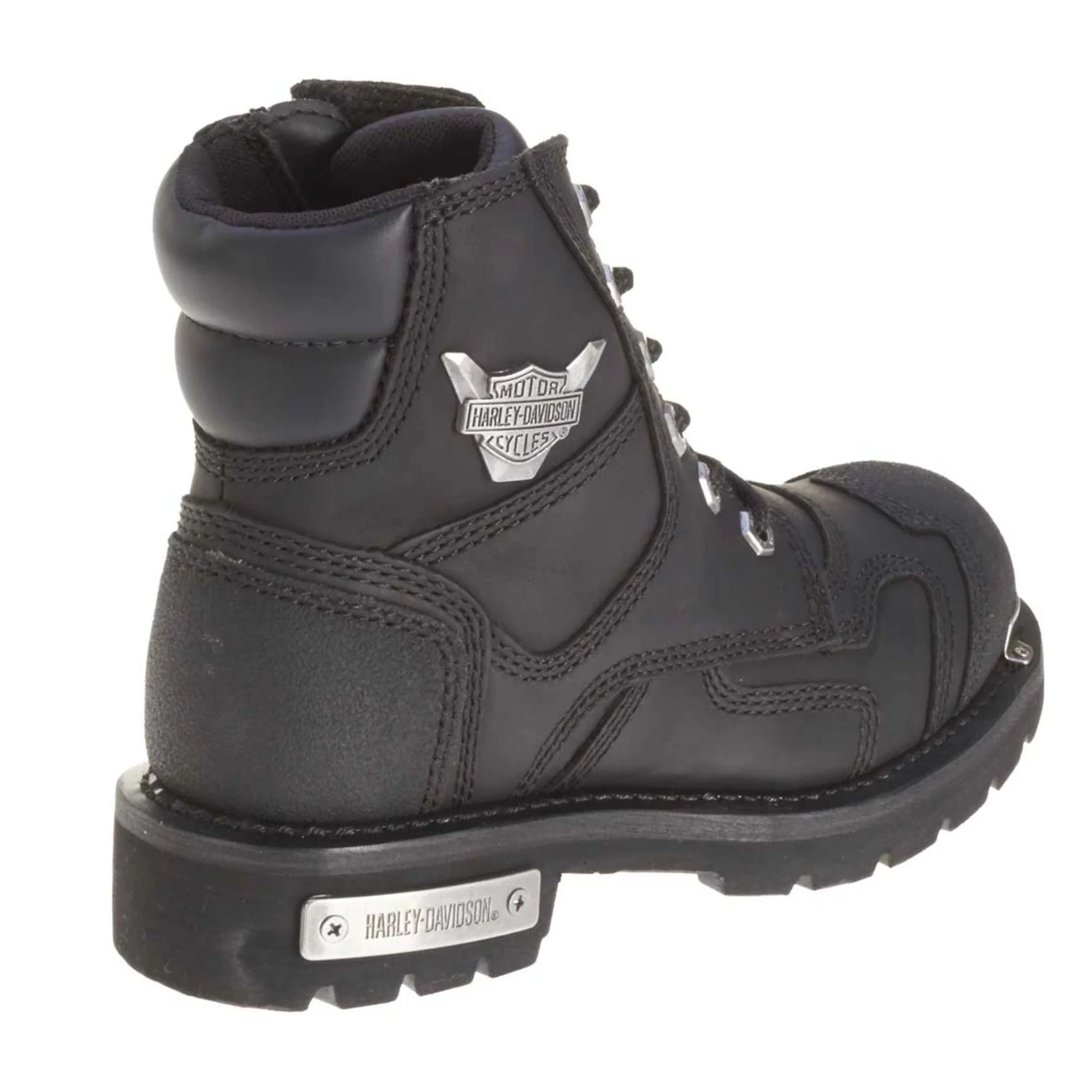 Women's Stealth 5.25-Inch Lace-Up Motorcycle Boots, Black