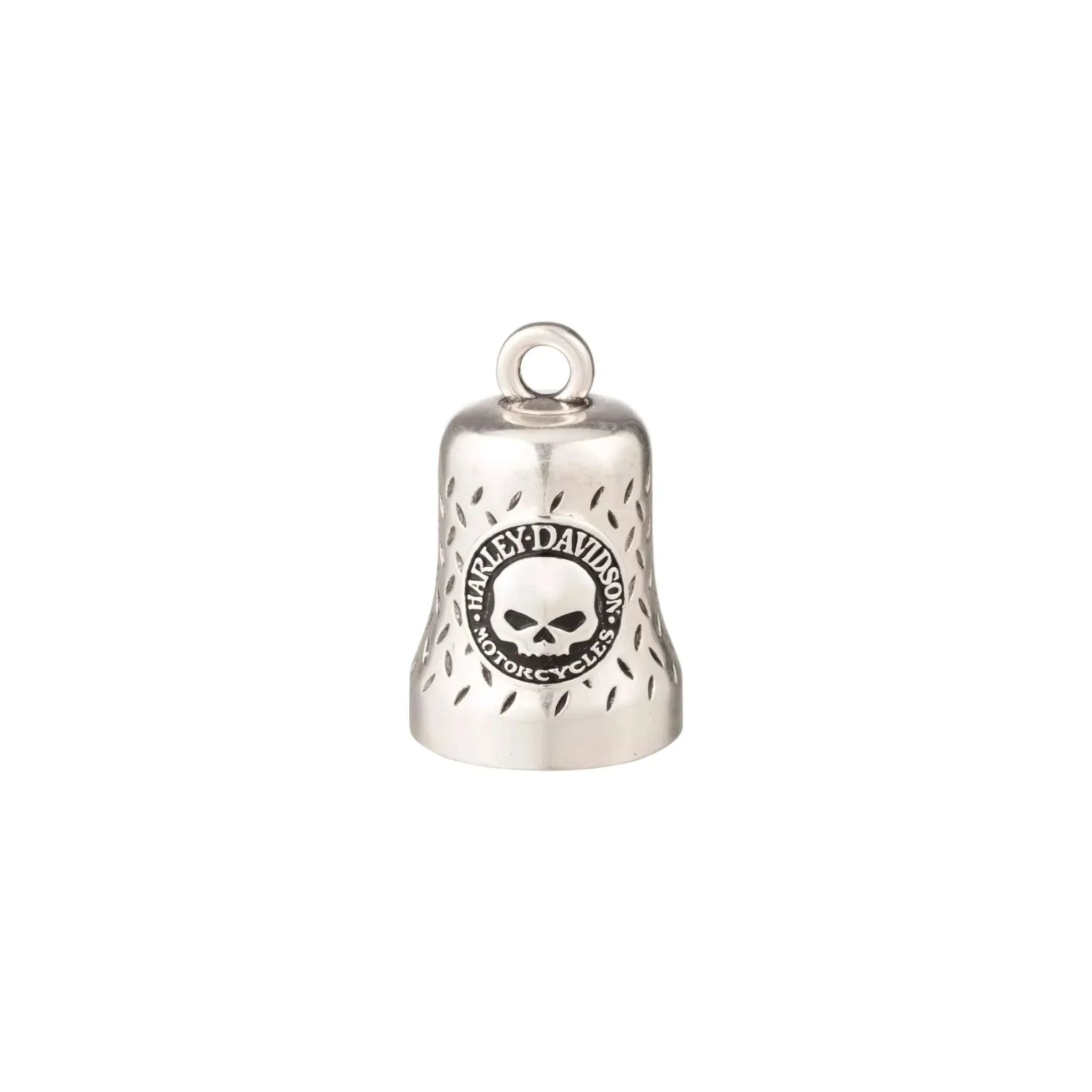 Silver Checkerplate w/Circle Willie G Ride Bell