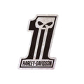 H-D #1 Skull Tin Sign