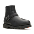 Men's Shrader Skull Ride Waterproof Black Leather Motorcycle Boots