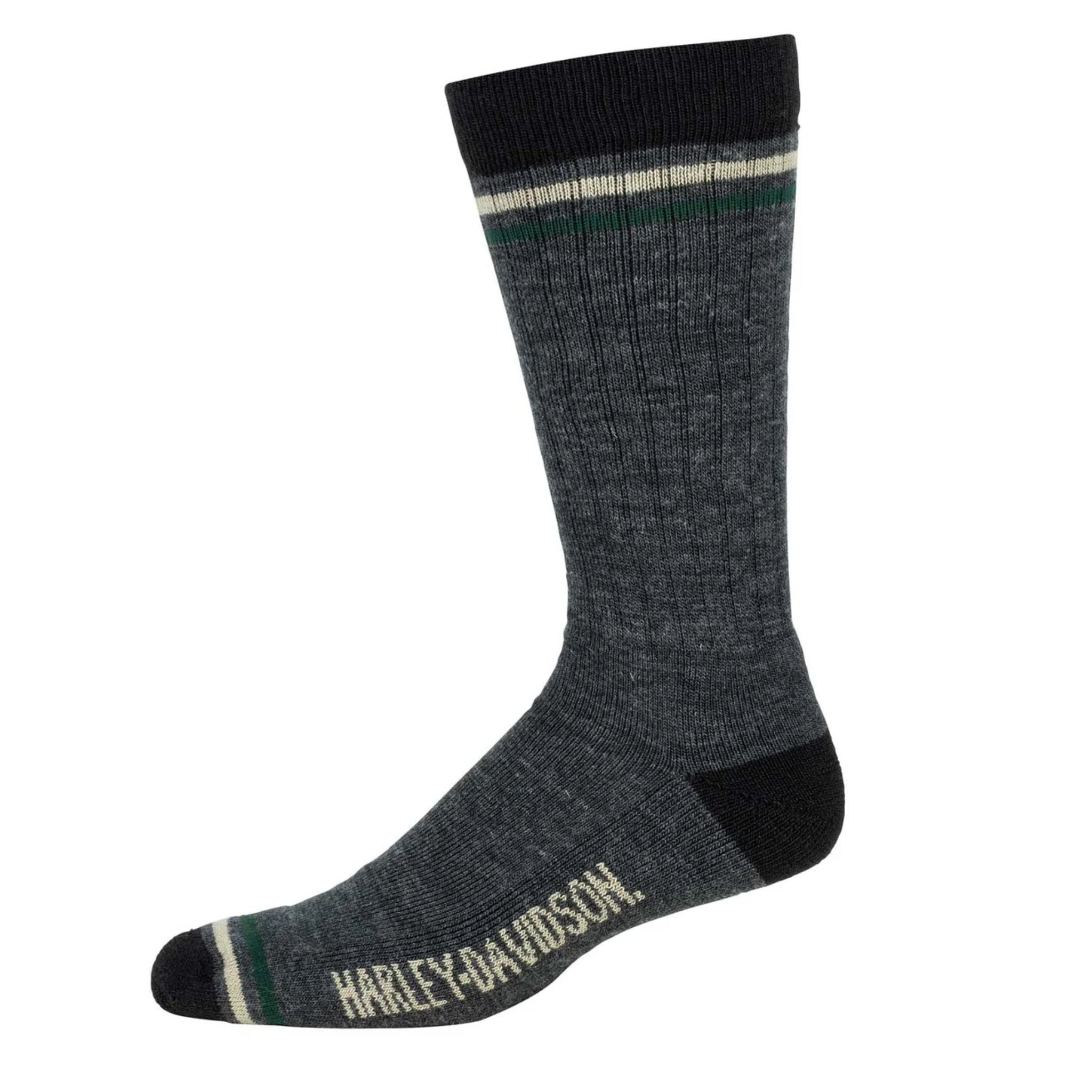 Men's Wool Surplus Crew Moisture Wicking Riding Socks - 1 Pair Pack
