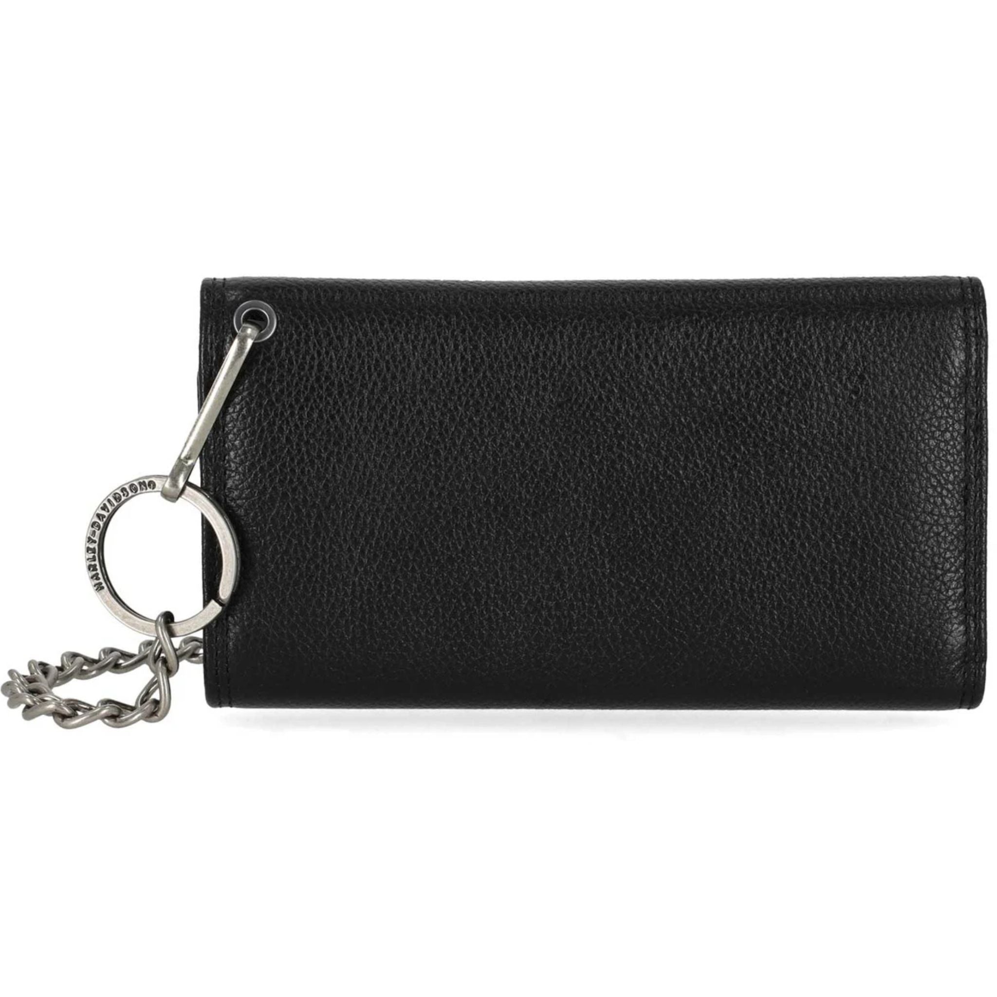 OPEN B&S BLK TRUCKER CHAIN WALLET