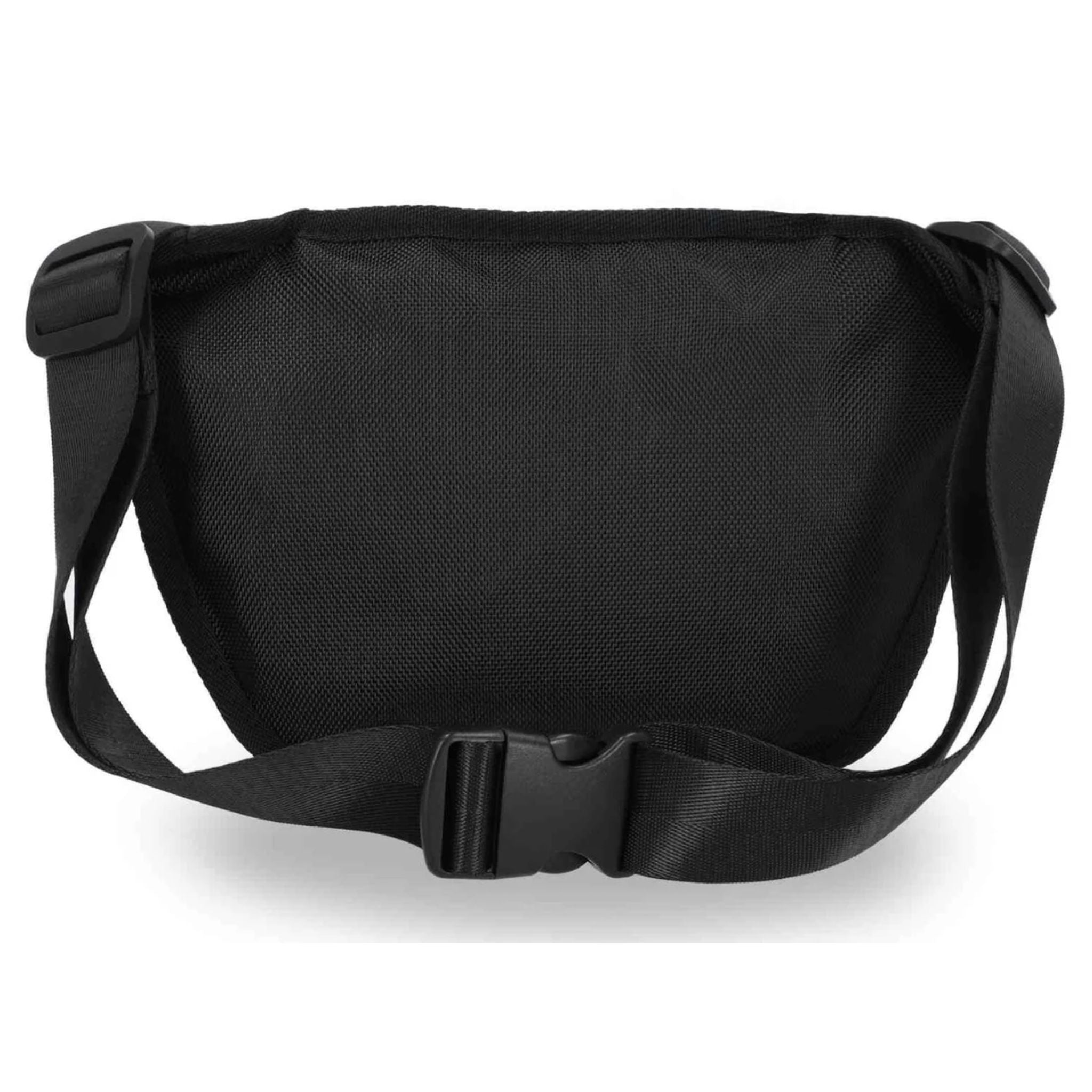 Bar & Shield Nylon Hip Bag w/ Plastic Clip, Black