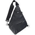 Multi-Functional Leather Sling Bag