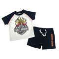 Boys' 2-Piece Knit Raglan T-Shirt & Shorts Set