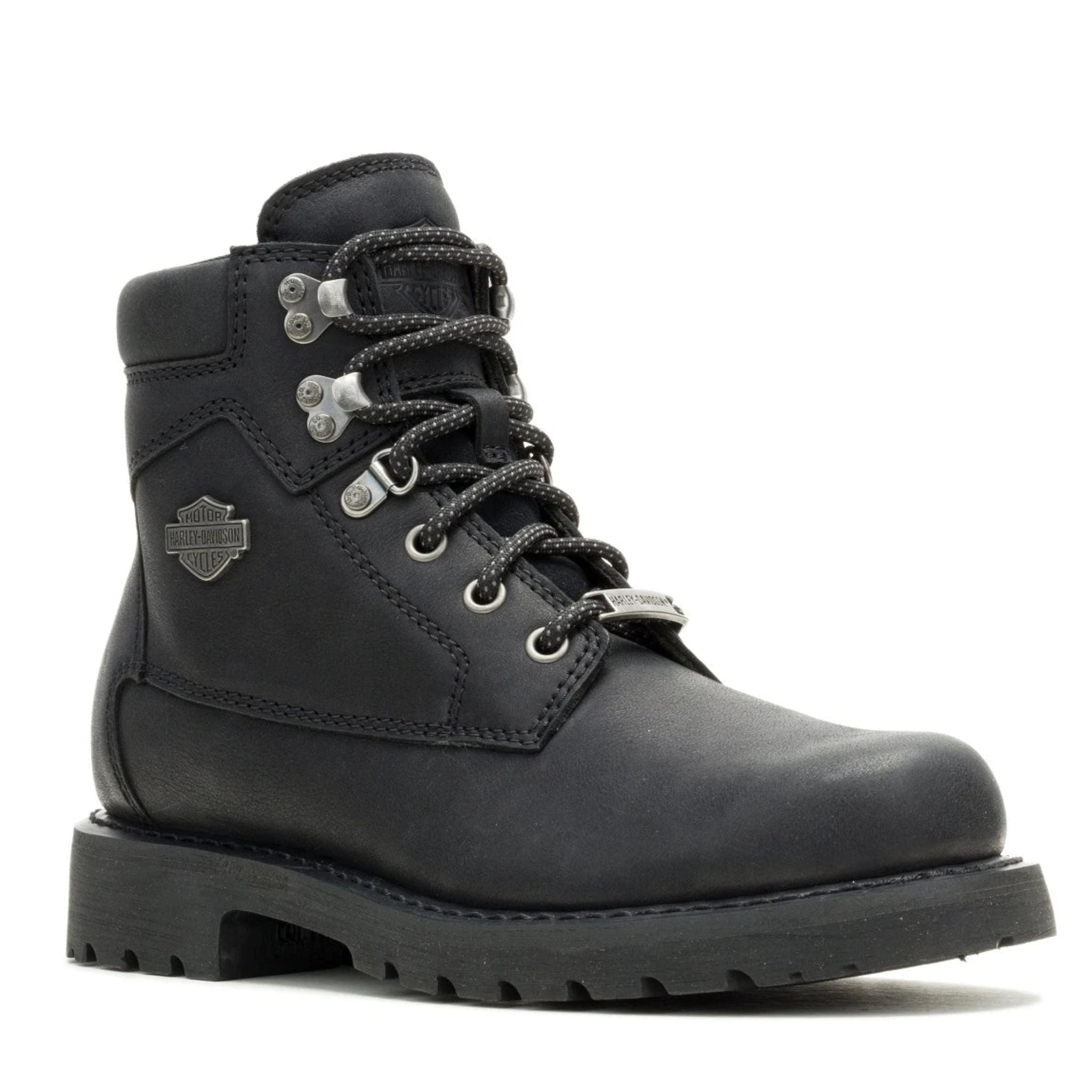 Women's Badlands 5.5-Inch Black Motorcycle Boots