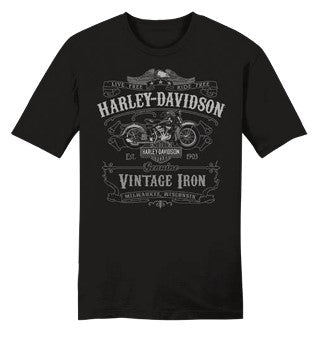 Vintage Iron Black T