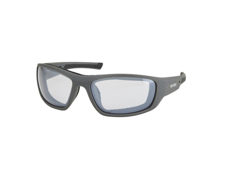 Blaze Ace Clear Photochromic With Silver Mirror Lens, Matte Grey Frame