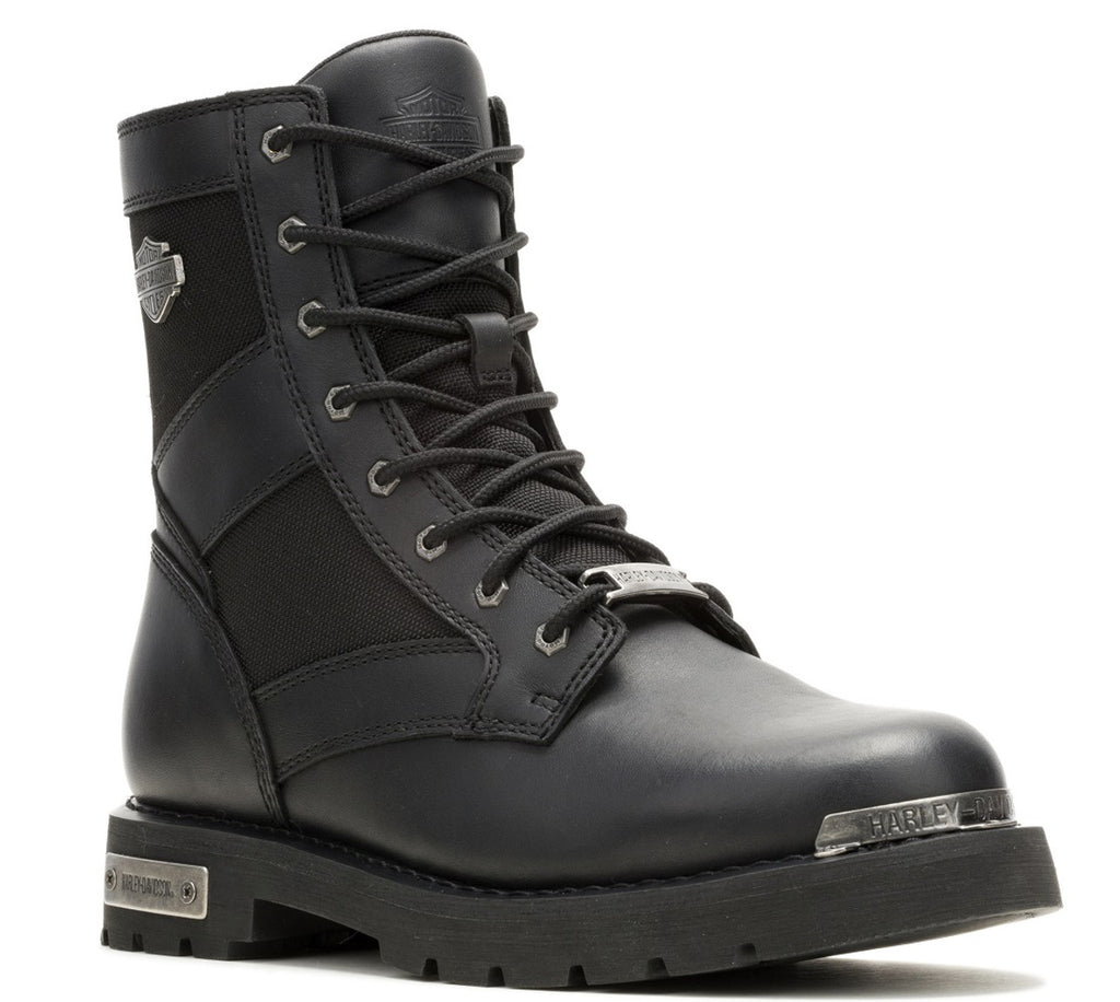 Men's Maverick 7-Inch Black Motorcycle Boots