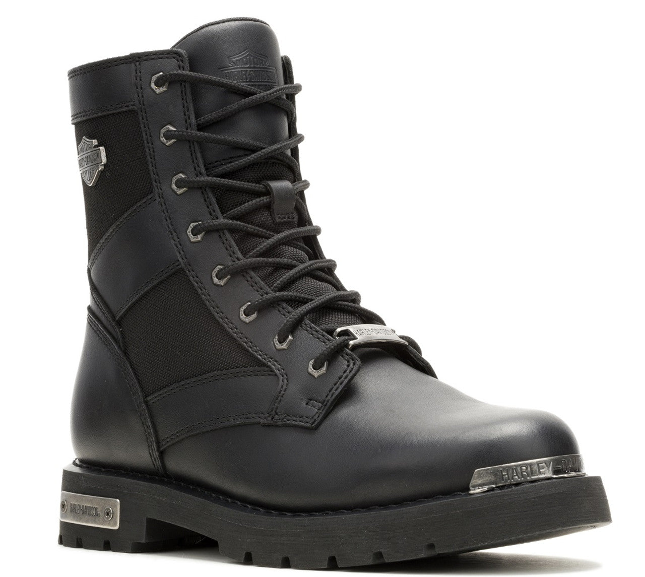Men's Maverick 7-Inch Black Motorcycle Boots