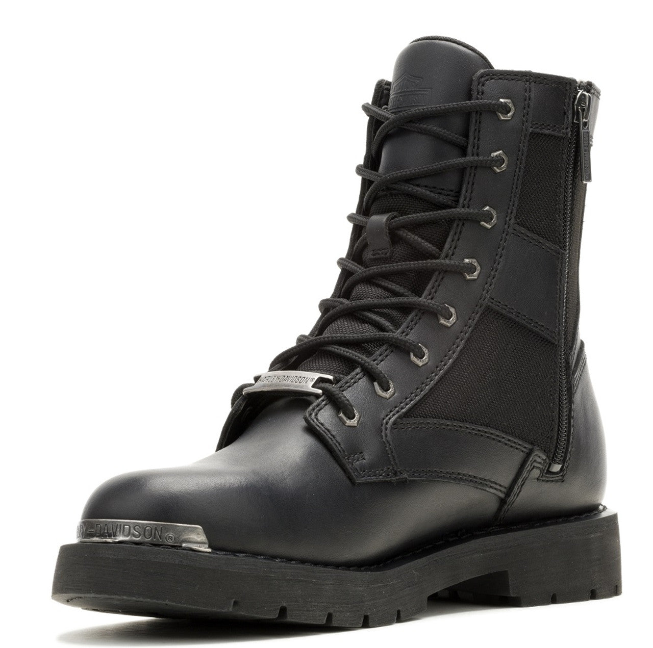 Men's Maverick 7-Inch Black Motorcycle Boots