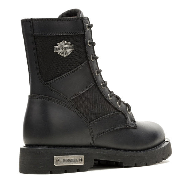 Men's Maverick 7-Inch Black Motorcycle Boots