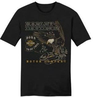 Men's Eagle N' Snake Black T-Shirt
