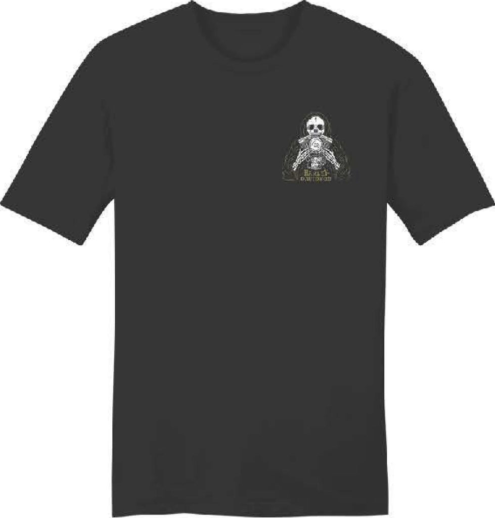 Men's Left Chest Evo Reaper Black T-Shirt