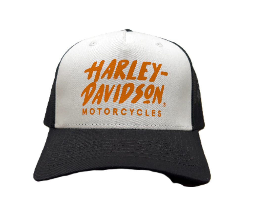 GRUNGE WHT/BLK CAP