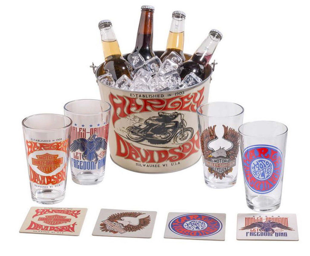 H-D 1970s Psychedelic Party Bucket Set