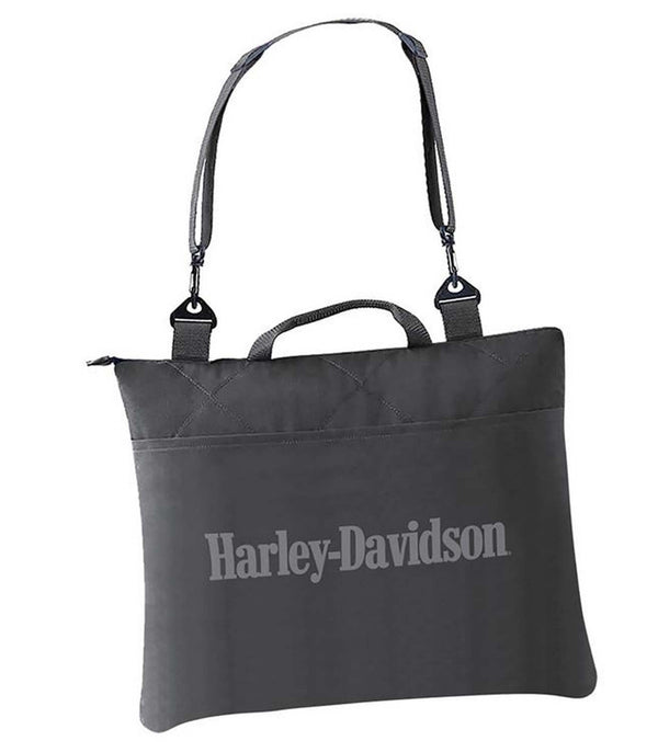 Harley-Davidson® Soft Folding Blanket w/ Carry Bag 67 x 55 Inches