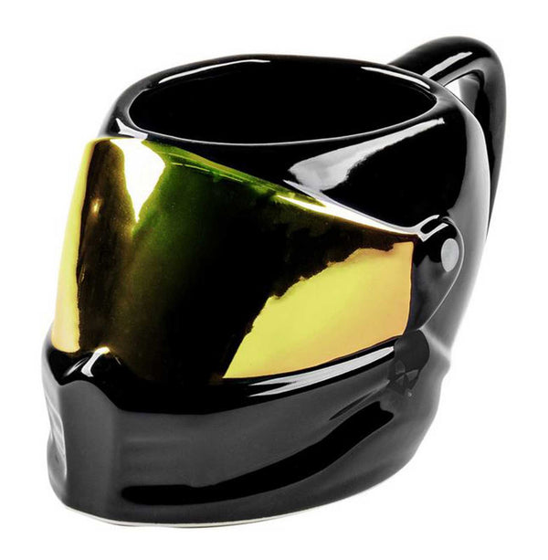 Harley-Davidson® 24 oz. Sculpted Helmet Ceramic Coffee Mug, Gloss Black