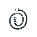 28" Matte Stainless Steel Wallet Chain