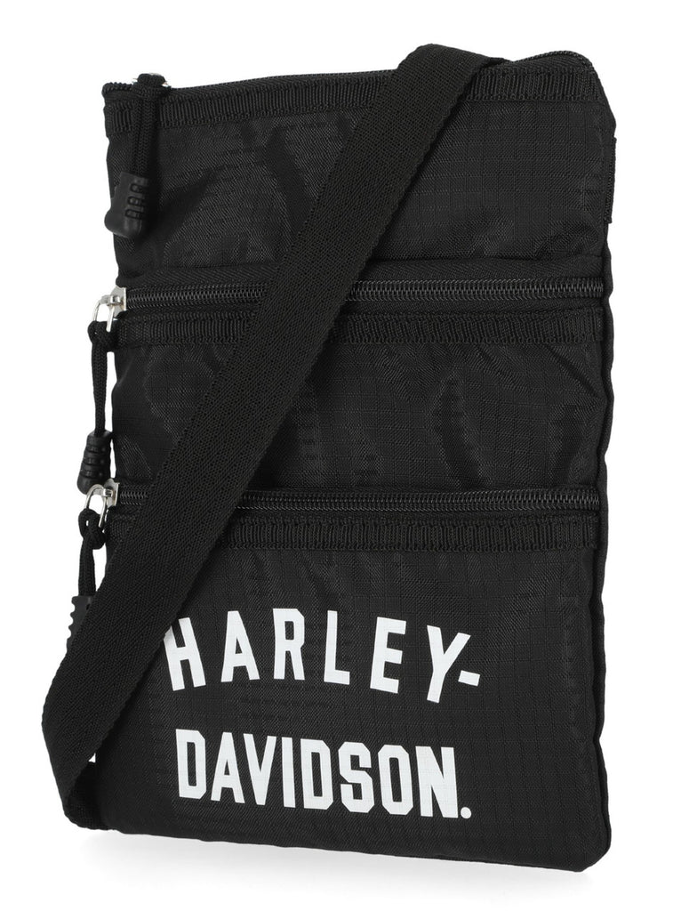 Deluxe Nylon Crossbody Bag With Adjustable Shoulder Strap
