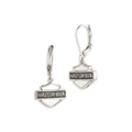 Women's Mother of Pearl Bar & Shield Drop Earrings