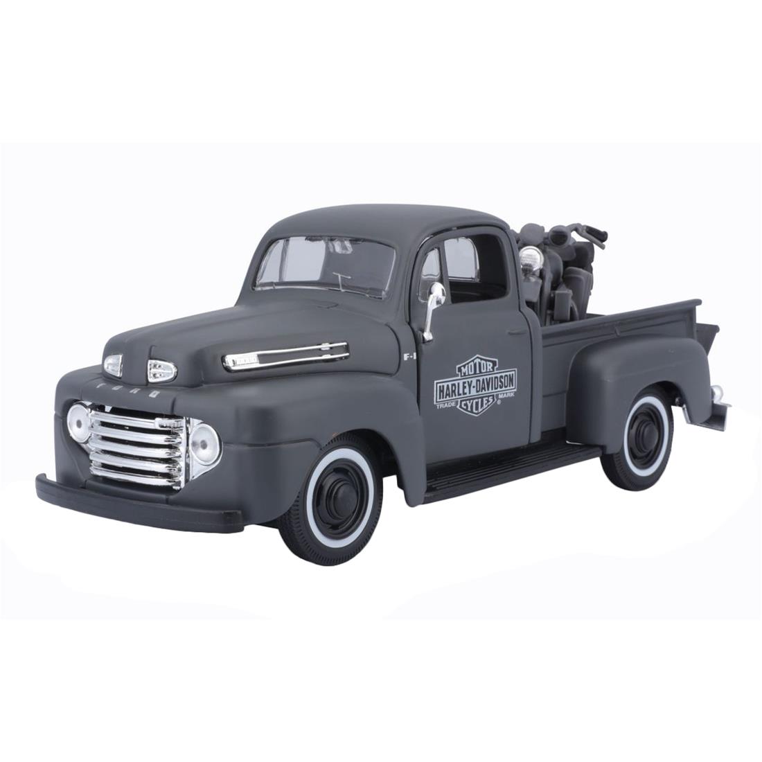 1:24 Scale 1948 Ford F-1 and 1942 Harley-Davidson® WLA Flathead Diecast Model