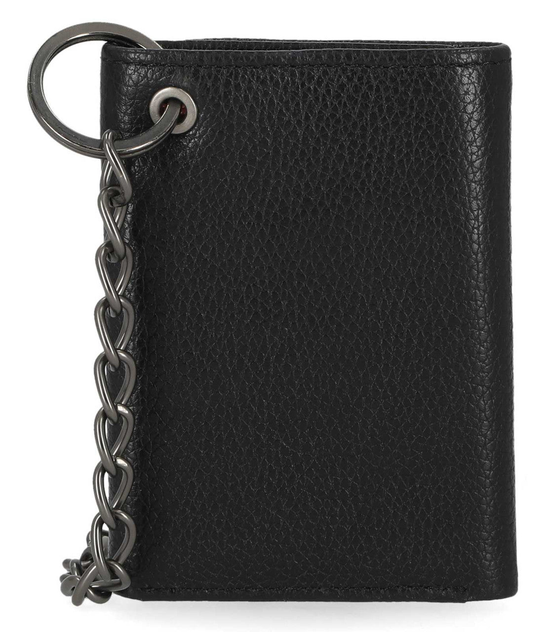 B&S Black Pebble Trifold W/Chain