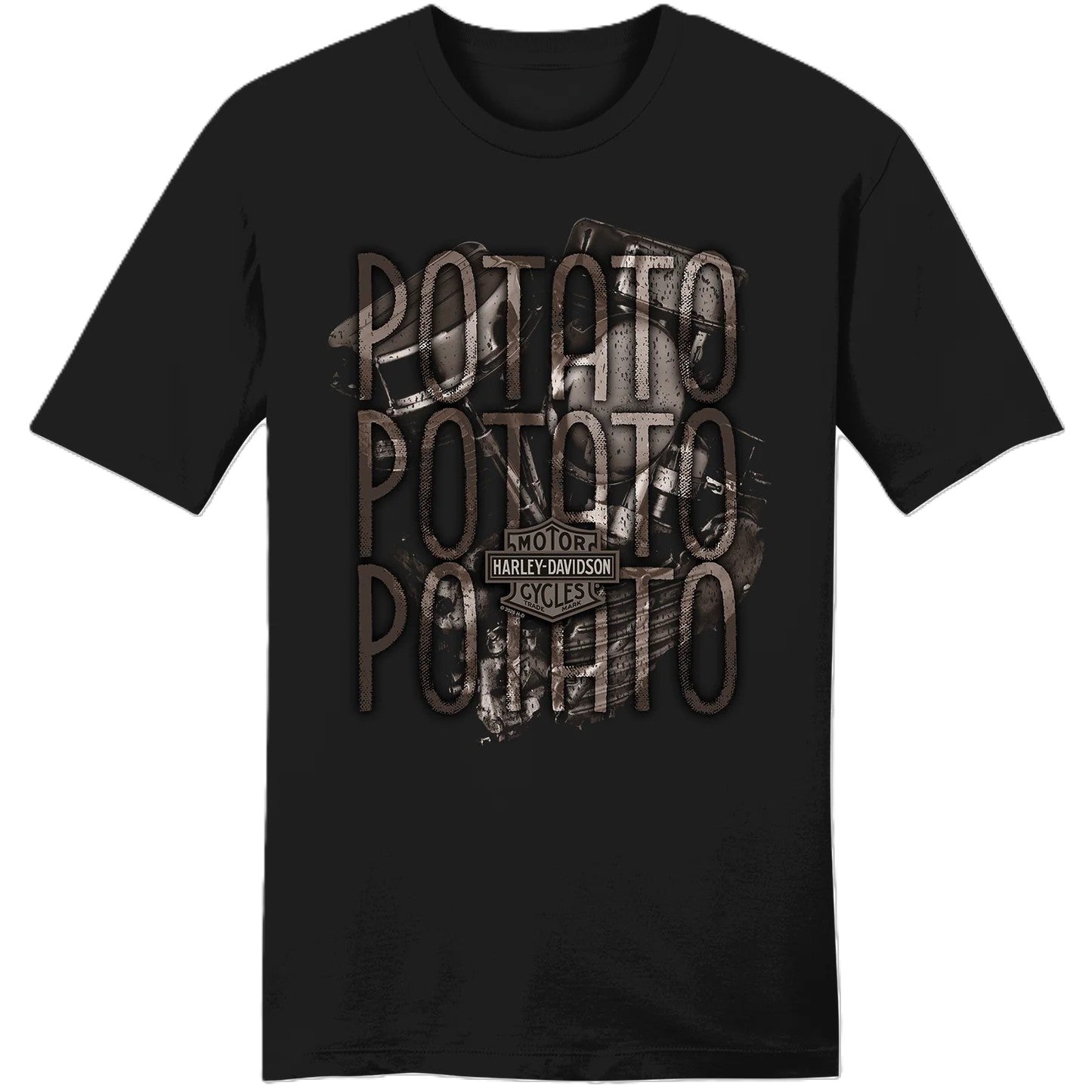 Potato Potato Black T-Shirt