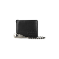 B&S Black Pebble Bilfold W/Chain