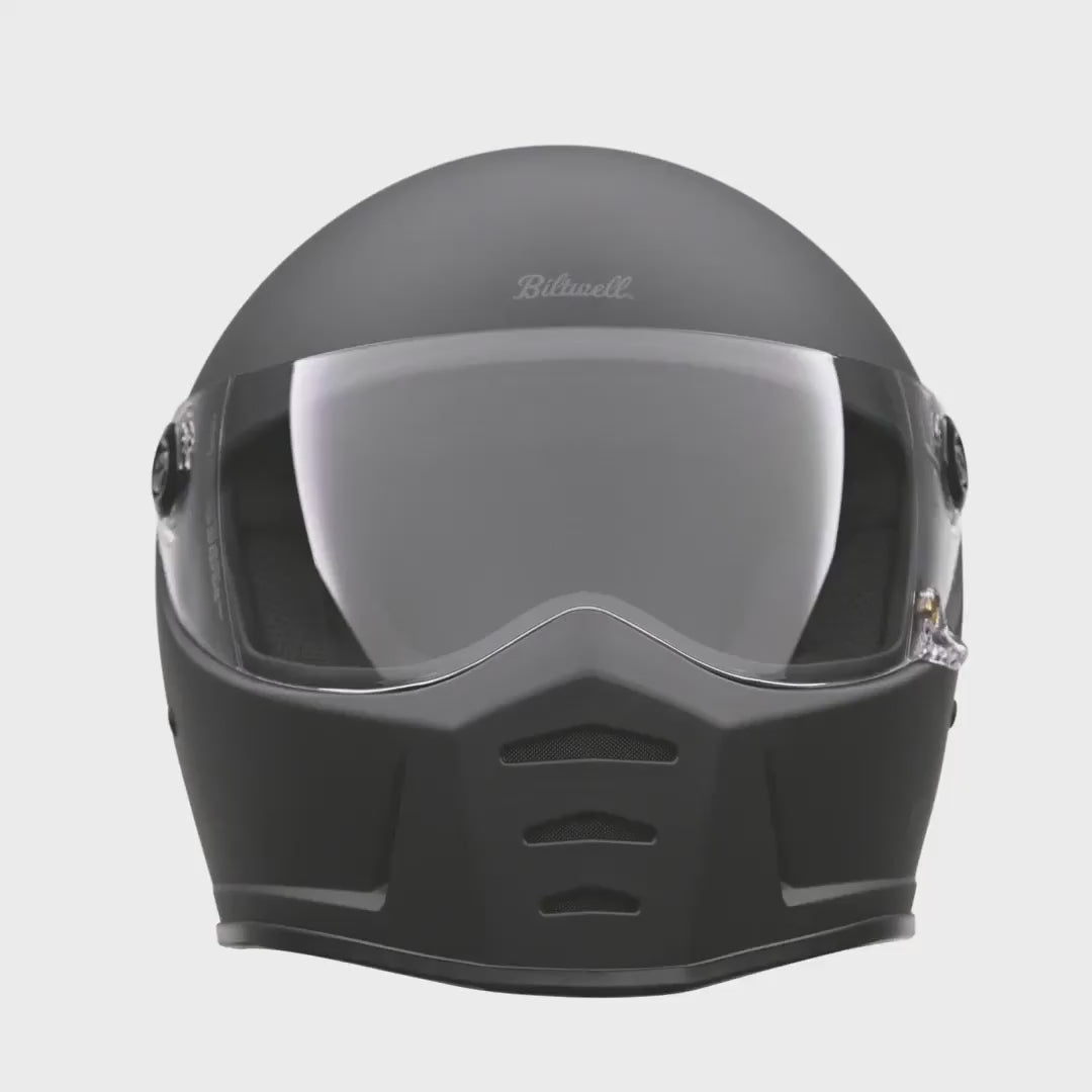 Biltwell Lane Splitter Helmet Matte Black