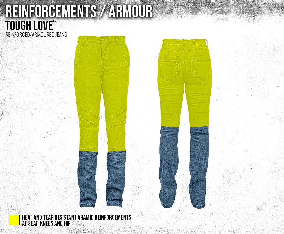 Tough Love™ Reinforced/Armoured Jeans, Black